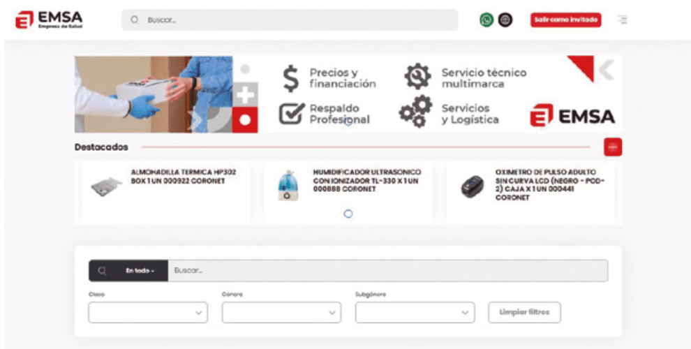 Innovación al servicio del profesional bioquímico: EMSA lanzó su nueva plataforma de comercio electrónico