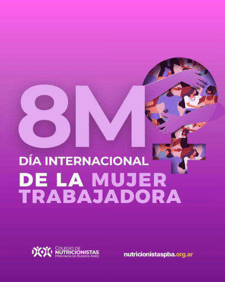 En el Día de la Mujer, el Colegio de Nutricionistas emitió un mensaje para «pensar el futuro y el presente» de la profesión