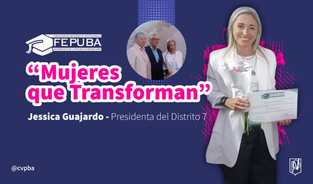 El CVPBA celebró el reconocimiento a Jessica Guajardo en la  jornada «Mujeres que transforman» organizada por FEPUBA