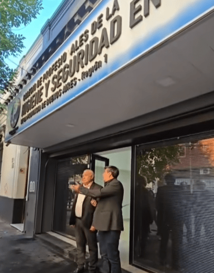 El Colegio de Profesionales de la Higiene y Seguridad inauguró una nueva oficina en Morón