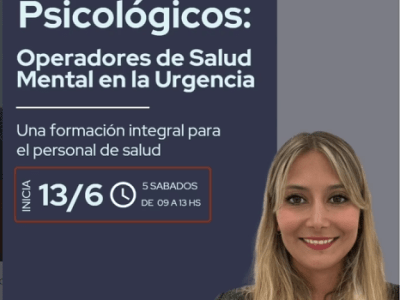 La Sociedad Platense de Anestesiología invita al curso de «Primeros Auxilios Psicológicos: Operadores de salud mental en urgencia»