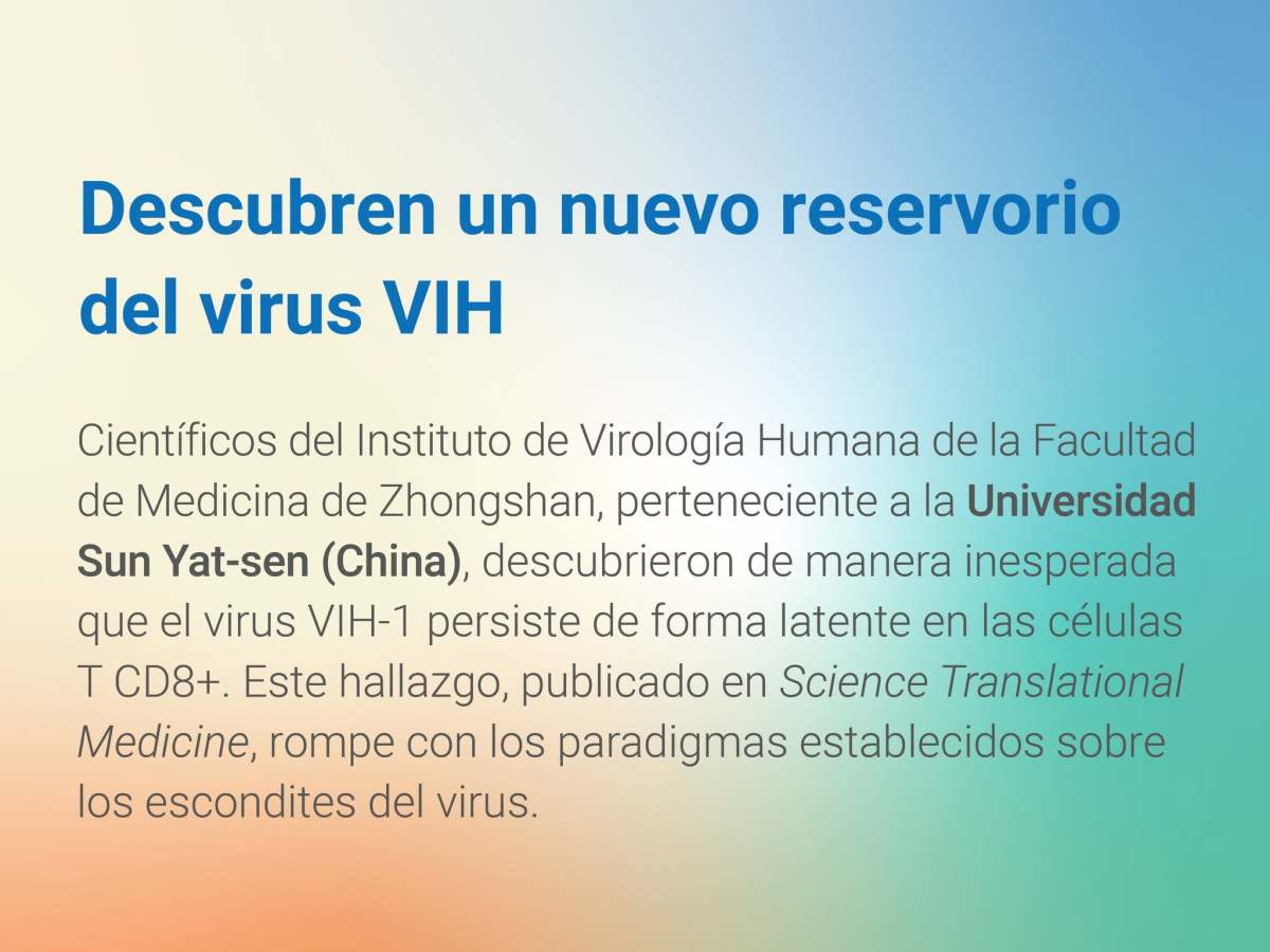 Un hallazgo podría cambiar la forma en que entendemos la persistencia del VIH