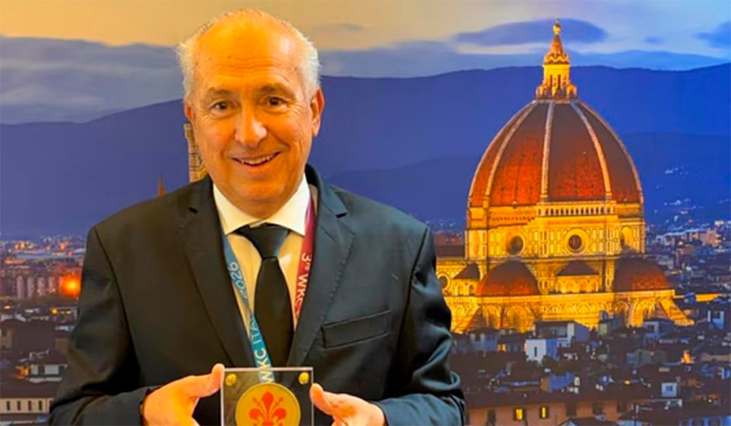 Orgullo para la matrícula del Distrito II: distinguieron al Dr. Roberto Albertazzi con el premio Giglio d’Oro